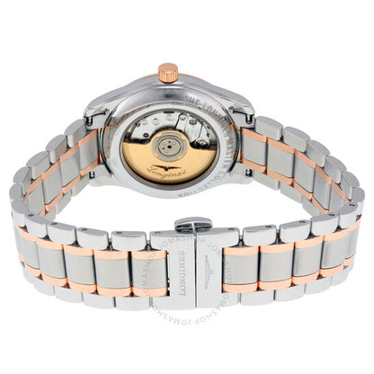 ساعة لونجين ماستر كوليكشن أوتوماتيكية مرصعة بالألماس للسيدات