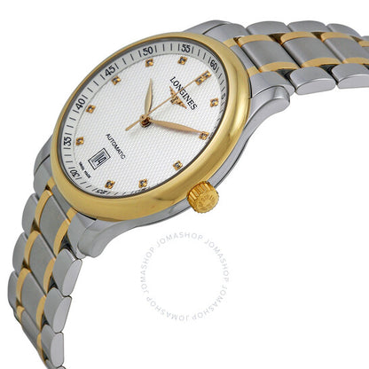 Longines, Master Automatic Diamond Silver Dial Men's Watch