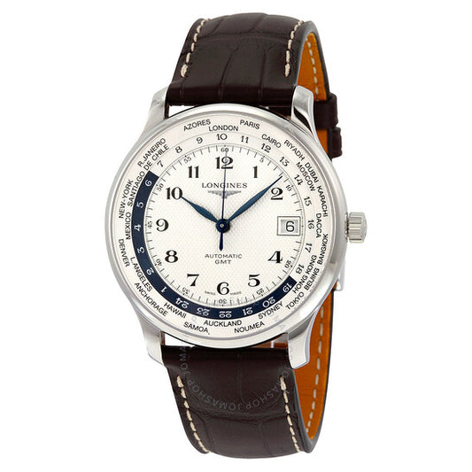 Longines, Master Collection World Time Automatic GMT Steel Men's Watch
