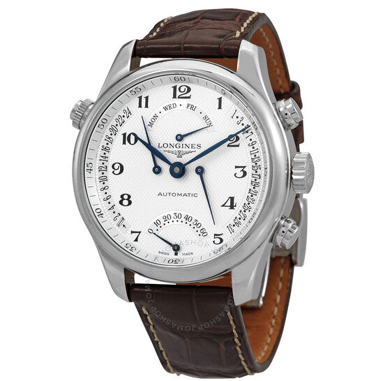 Longines, Master Retrograde Seconds Automatic White Dial Men's Watch