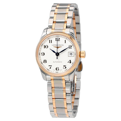 Longines, Master Silver Dial Automatic Ladies Two Tone Watch