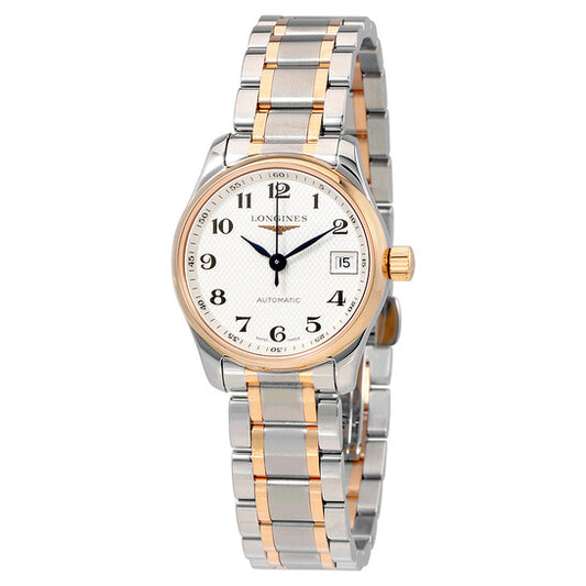 Longines, Master Silver Dial Automatic Ladies Two Tone Watch