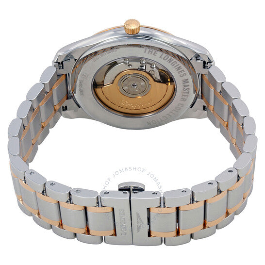 لونجين، ساعة ماستر أوتوماتيكية للرجال بمينا فضي