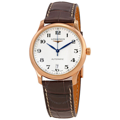 Longines, Master Silver Dial Men's 18K Rose Gold Watch