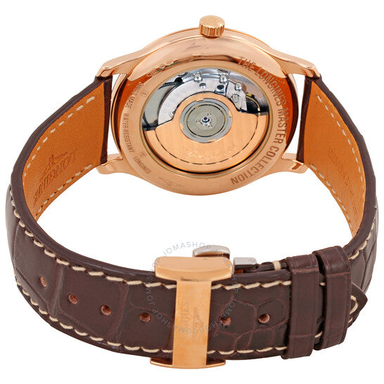 Longines, Master Silver Dial Men's 18K Rose Gold Watch