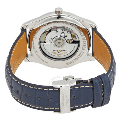 ساعة لونجين ماستر أوتوماتيك صن راي للرجال بمينا أزرق