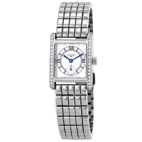 Longines, Mini Dolcevita Quartz Diamond Silver Dial Ladies Watch