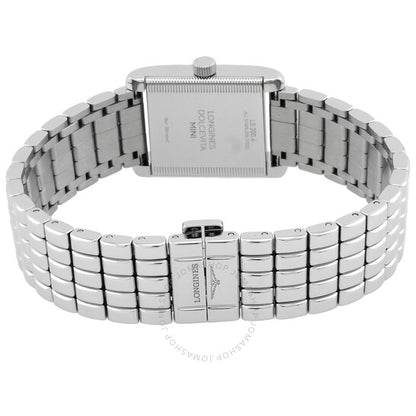 ساعة لونجين ميني دولتشي فيتا كوارتز للنساء بمينا فضي