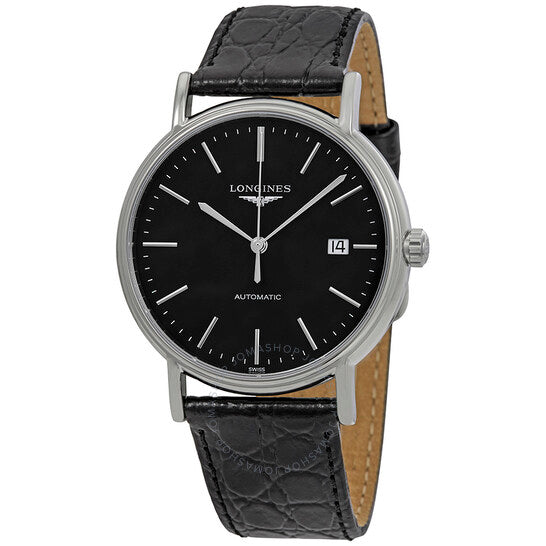 Longines, Presence Automatic Black Dial Men's Watch