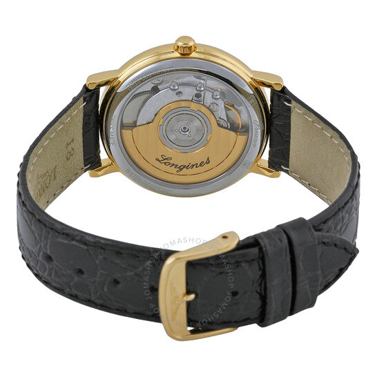 Longines, Presence Automatic Black Leather Men's Watch