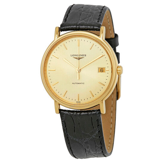 Longines, Presence Automatic Gold Dial Ladies Watch