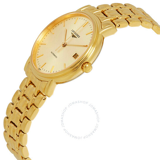 Longines, Presence Automatic Gold Dial Ladies Watch