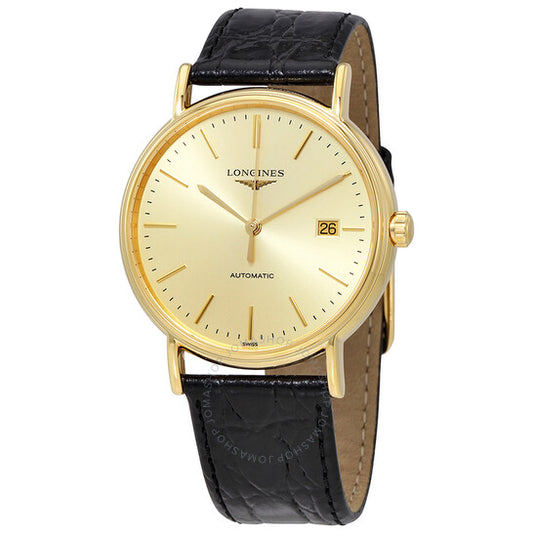 Longines, Presence Automatic Gold Dial Men's Watch