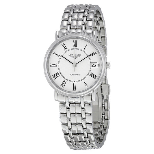 Longines, Presence Automatic White Dial Men's Watch