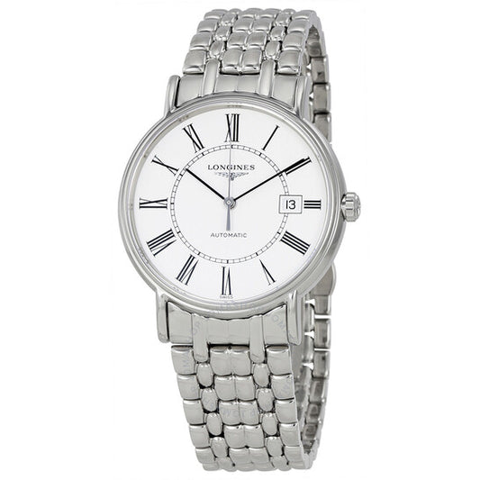 Longines, Presence Automatic White Dial Men's Watch
