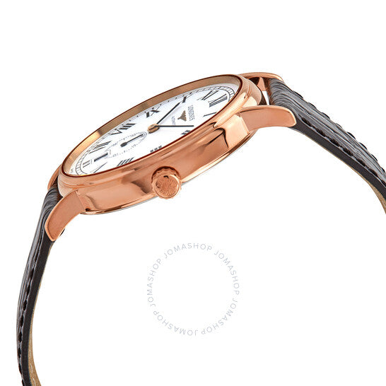 لونجين، ساعة بريسنس أوتوماتيكية للرجال بمينا أبيض