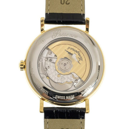 لونجين، ساعة بريسنس أوتوماتيكية للرجال بمينا أبيض