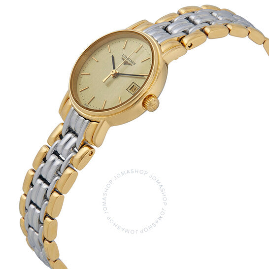 Longines, Presence Champagne Dial Ladies Two Tone Watch