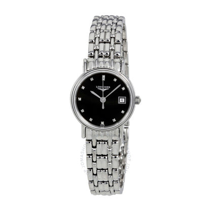 Longines, Presence Black Dial Ladies Watch