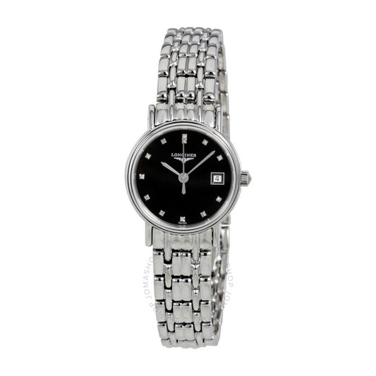 Longines, Presence Black Dial Ladies Watch