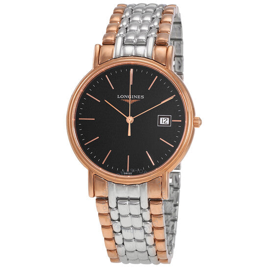 Longines, Presence Quartz Black Dial Men's Watch
