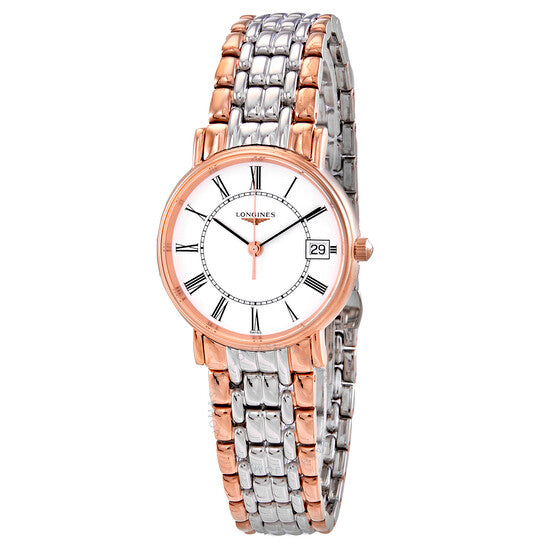 Longines, Presence Quartz Matt White Dial Ladies Watch