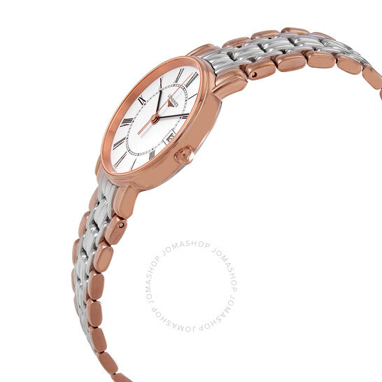 Longines, Presence Quartz Matt White Dial Ladies Watch