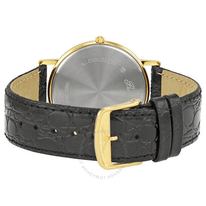 Longines, Presence White Dial Black Leather Men's Watch L47902122