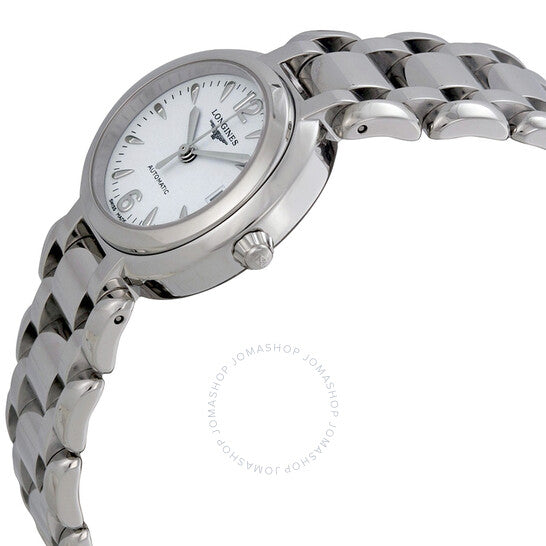 Longines, Prima Luna White Dial Stainless Steel Ladies Watch