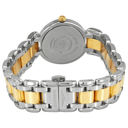 لونجين، ساعة بريما لونا كوارتز للسيدات بمينا بيضاء