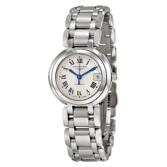 Longines, PrimaLuna Silver Dial Stainless Steel Ladies Watch L81114716