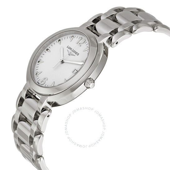 Longines, Primaluna White Dial Stainless Steel Ladies Watch