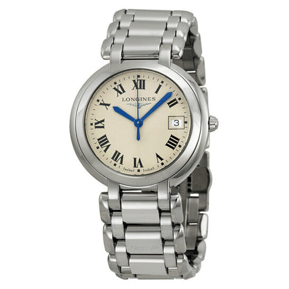 Longines, PrimaLuna White Dial Stainless Steel Ladies Watch L81144716