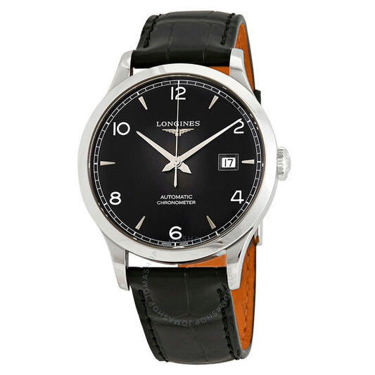 Longines, Record Automatic Black Dial Men's Watch