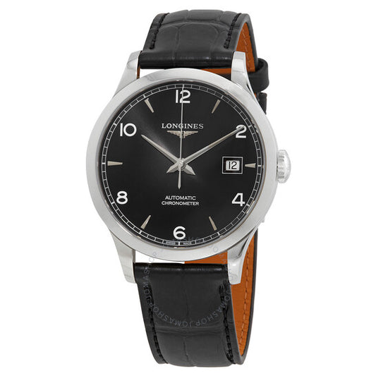 Longines, Record Automatic Black Dial Men's Watch