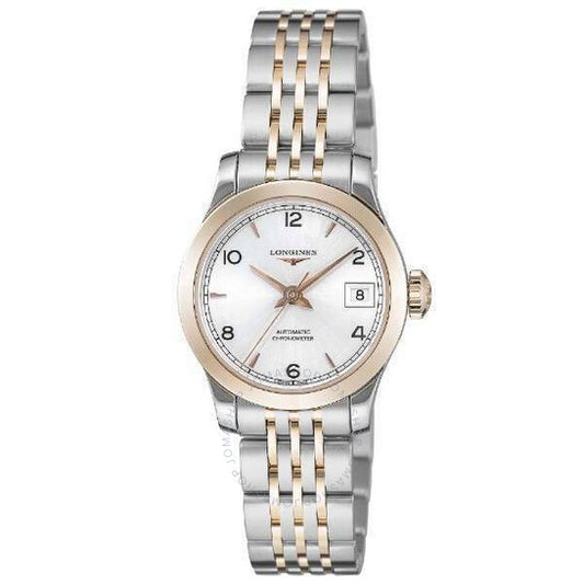 Longines, Record Automatic Silver Dial Ladies Watch