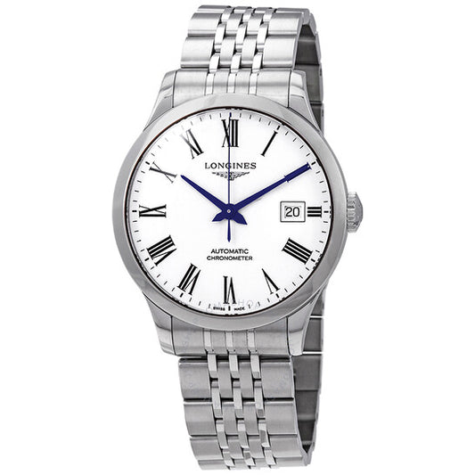 Longines, Record Automatic White Dial Men's Watch