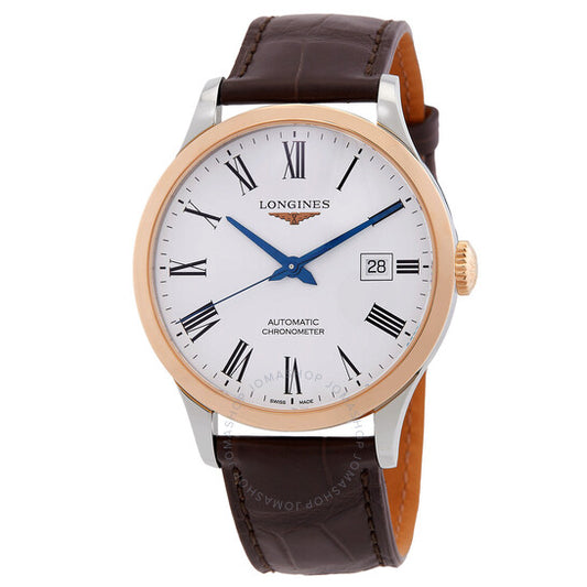 Longines, Record Automatic White Dial Men's Watch