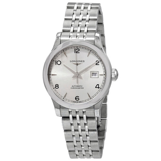 Longines, Record Quartz Silver Dial Ladies Watch