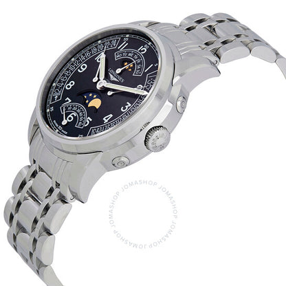 ساعة لونجين سانت إيمييه أوتوماتيكية للرجال بمينا أسود