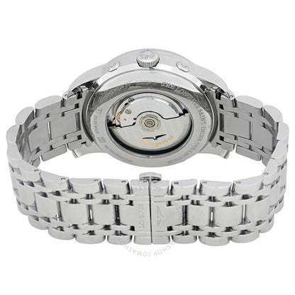 ساعة لونجين سانت إيمييه أوتوماتيكية للرجال بمينا أسود