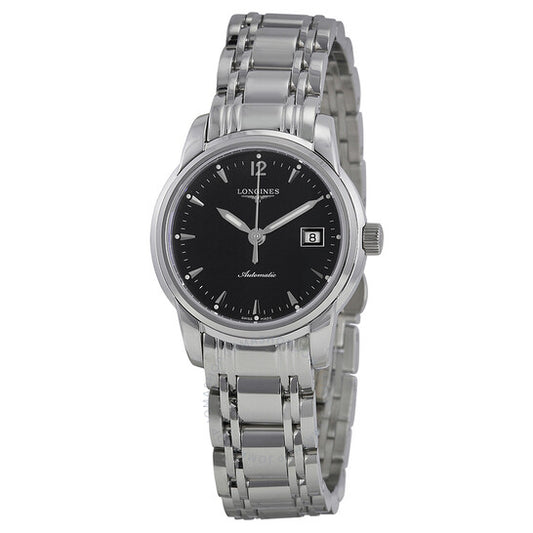 Longines, Saint Imier Black Dial Stainless Steel Ladies Watch L25634526