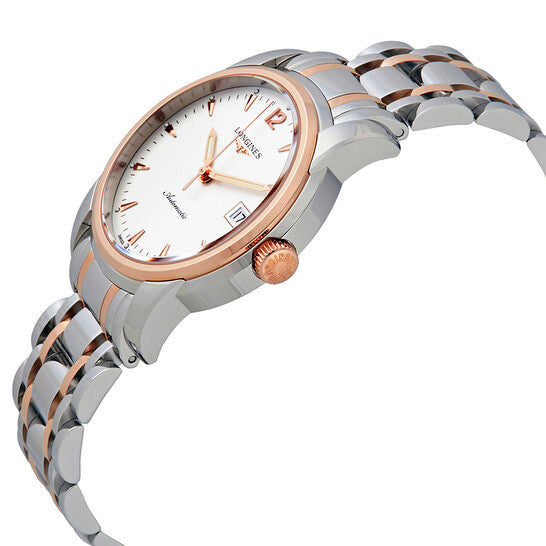 ساعة لونجين سانت إيمييه للرجال أوتوماتيكية بمينا فضية من مجموعة لونجين سانت إيمييه