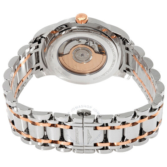 ساعة لونجين سانت إيمييه للرجال أوتوماتيكية بمينا فضية من مجموعة لونجين سانت إيمييه