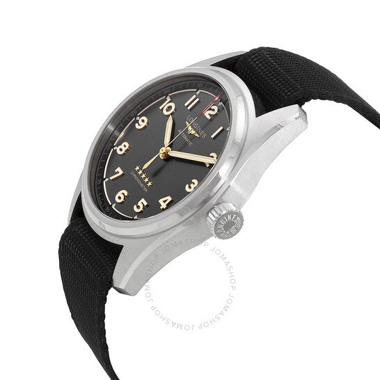 لونجين، ساعة سبيريت أوتوماتيكية للرجال بمينا أسود