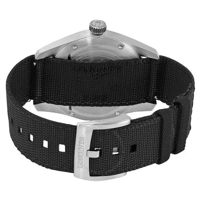 لونجين، ساعة سبيريت أوتوماتيكية للرجال بمينا أسود