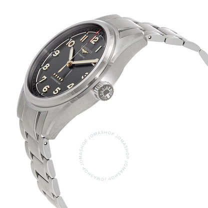 لونجين، ساعة سبيريت أوتوماتيكية للرجال بمينا أسود