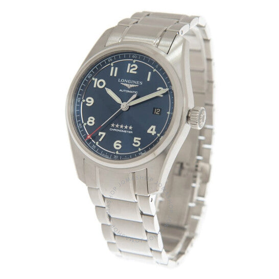 ساعة لونجين سبيريت أوتوماتيكية كرونومتر للرجال بمينا أزرق