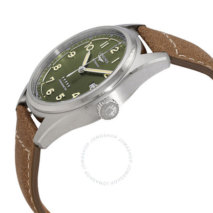 لونجين، ساعة سبيريت أوتوماتيكية للرجال بمينا أخضر