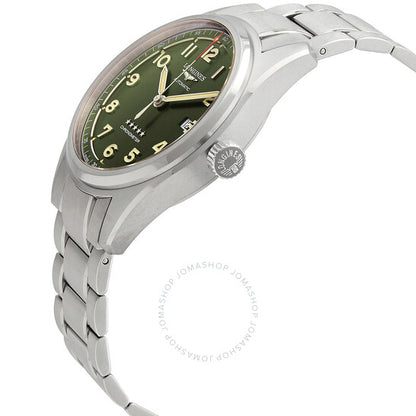 لونجين، ساعة سبيريت أوتوماتيكية للرجال بمينا أخضر